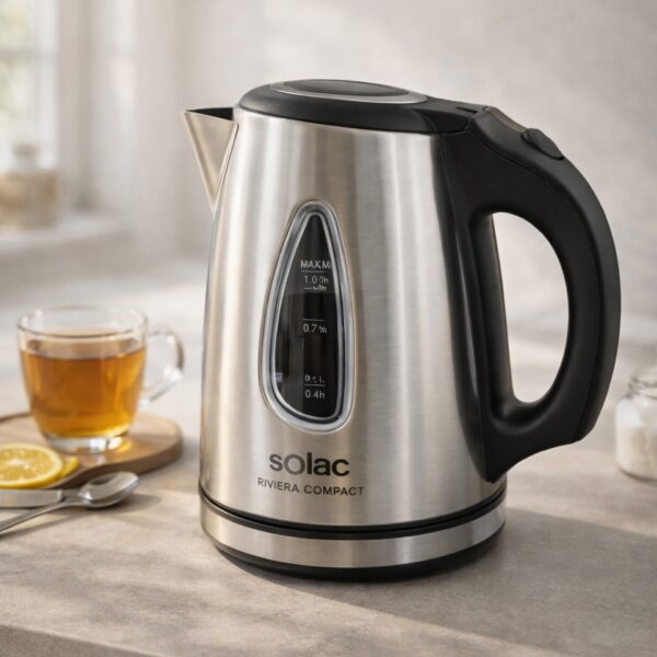 BOUILLOIRE ELECTRIQUE RIVIERA COMPACT 1L SOLAC – Bouilloire compacte pour usage quotidien