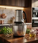 HACHOIR DEUTSCHMANN 3L + Bol en Verre – Hachoir Électrique Puissant et Polyvalent