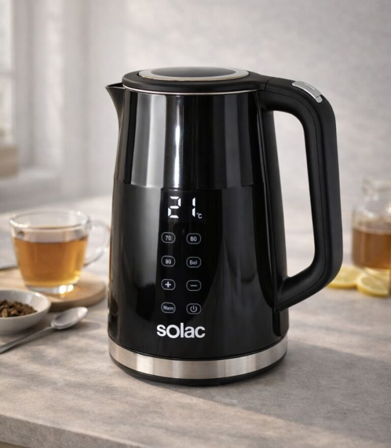 BOUILLOIRE TORRENT INOX DIGITAL SOLAC – 1.7 L, 2200 W et maintien au chaud