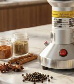 Deutschmann Broyeur à grain électrique 150G DM815 1200W Inox – Moulin Café & Épices