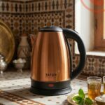 Bouilloire électrique TATCH 1.8L KL-SG1801D dorée – Inox, chauffe rapide et design premium