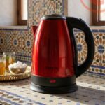 Bouilloire électrique TATCH 1.8L KL-SG1801 rouge – Inox, chauffe rapide et design moderne