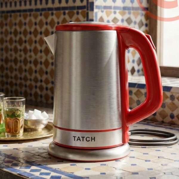 bouilloire inox TATCH 1.8L : robustesse et efficacité au quotidien