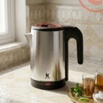 BOUILLOIRE KENZ ELECTRIQUE INOX 1.8L 1600W – Performance fiable pour usage quotidien