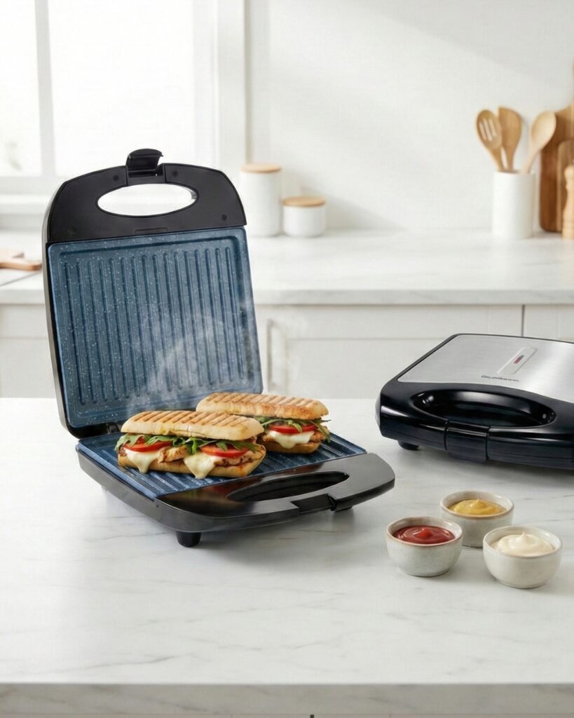 Deutschmann Presse Panini 2000W Inox DM4009GR – Grill Panini Professionnel