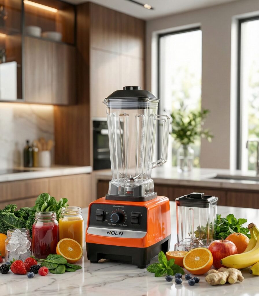 BLENDER MULTIFONCTION KOLN 2L + MOULIN A EPIECS – 5000W BL5000W