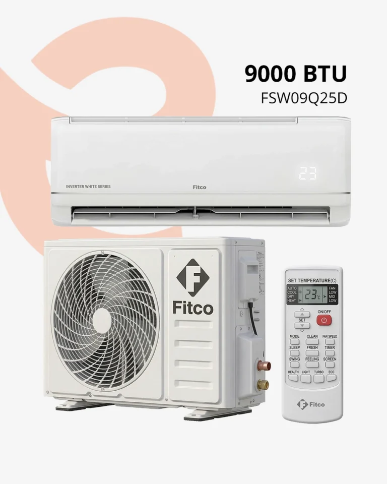 Climatiseur Fitco 9000 BTU Inverter Puissant Chaud/Froid FSW09Q25DW