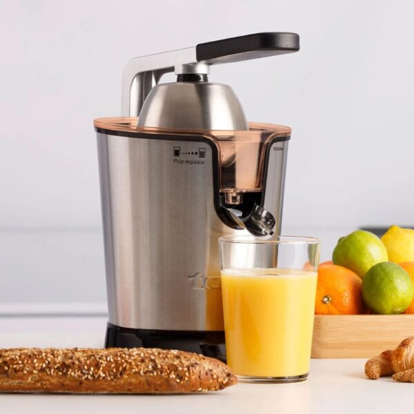 Taurus Presse agrumes EASY PRESS 1000 – Légende, 1000W, moteur AC pro, inox, 2 ans de garantie
