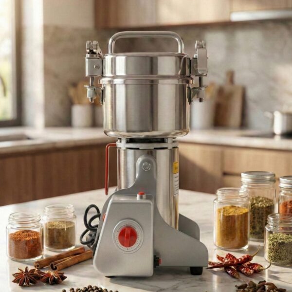 Deutschmann Broyeur à grain 350G DM-350G 2800W Inox – Moulin Café & Épices