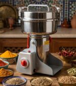 Deutschmann Broyeur à grain 800G DM-800G 3400W Inox – Moulin Café & Épices