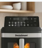 Deutschmann Friteuse à Air électrique 6,5L x2 2800 W DM5552FA