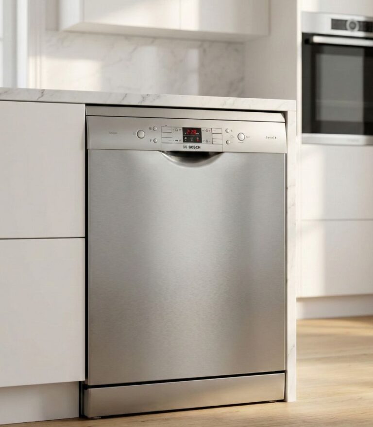 Lave-vaisselle Bosch Série 4 SMS44DI01T Inox anti-traces – 12+1 (13) couverts