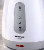 Bouilloire Électrique Luna – Plastique 1L 1100W TAURUS Luna MA9158001A