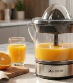 Presse agrumes lamacom 700ml – PF0103, 40W, compact pour oranges et citrons electrounivers
