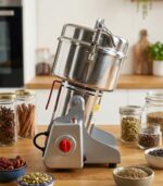 Deutschmann Broyeur à grain 500G DM-500G 2800W Inox – Moulin Café & Épices