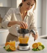 Deutschmann Presse Agrumes Electrique 80w – Modèle DM-8065PA slim pour jus frais