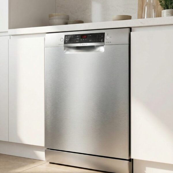Lave-vaisselle Bosch Série 4 SMS45DI10Q Inox anti-traces – 12 couverts – SilencePlus