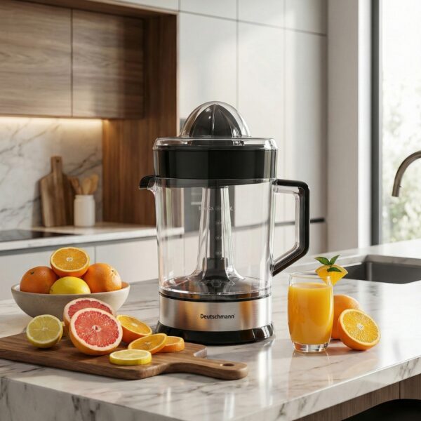 Deutschmann Presse Agrumes 85W – Modèle DM-8010PA pour oranges, citrons et jus frais