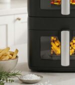 Deutschmann Friteuse à Air électrique 6,5L x2 2800 W DM5552FA