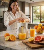 Presse agrumes KOLN – Modèle D-8016B 25W pour oranges et citrons