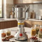 Deutschmann Broyeur à grain électrique 250G DM825 1800W Inox – Moulin Café & Épices