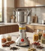 Deutschmann Broyeur à grain électrique 250G DM825 1800W Inox – Moulin Café & Épices