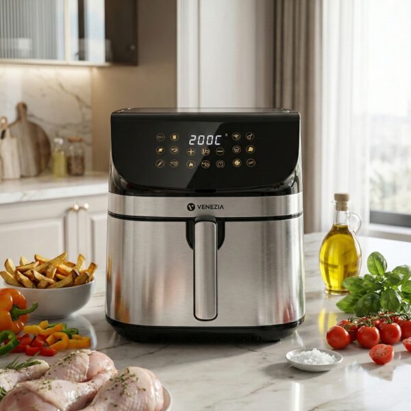 Venezia Friteuse à Air électrique 9L 1800W AF880A - 8 programmes
