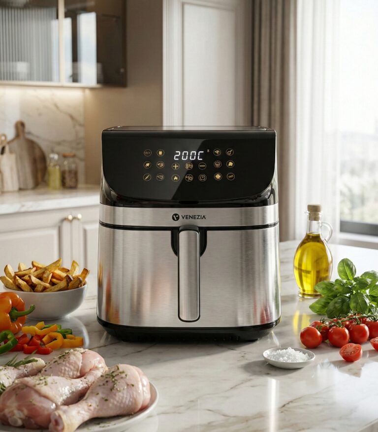 Venezia Friteuse à Air électrique 9L 1800W AF880A - 8 programmes