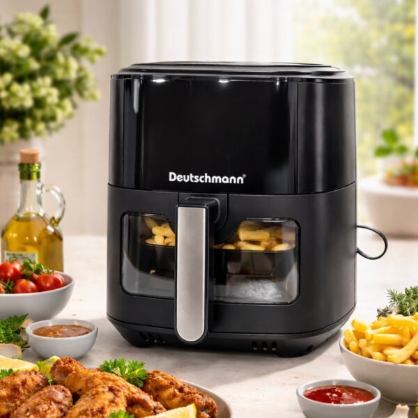 Deutschmann Friteuse à Air électrique 6,5L 2000W DM-4465FA - Air fryer tactile