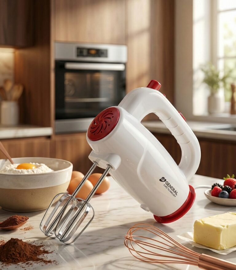 BATTEUR GENERAL ELECTRIQUE 3 in 1 LY-612 100W – 5 Vitesses Batteur Électrique