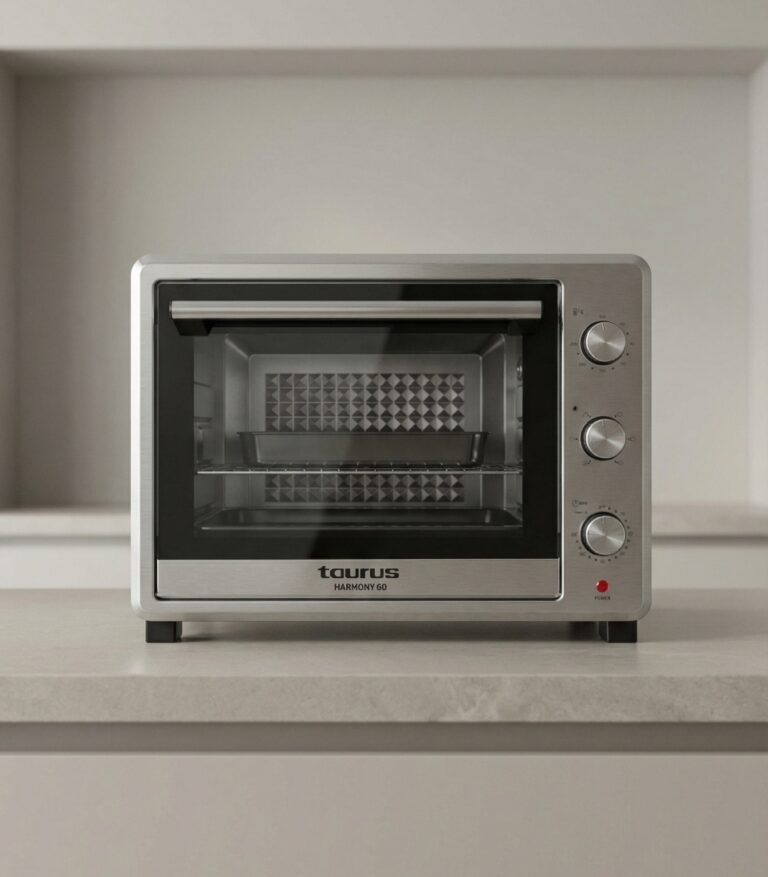 Four Électrique TAURUS HARMONY60 60L Inox 2200W – Double Vitrage 230°C