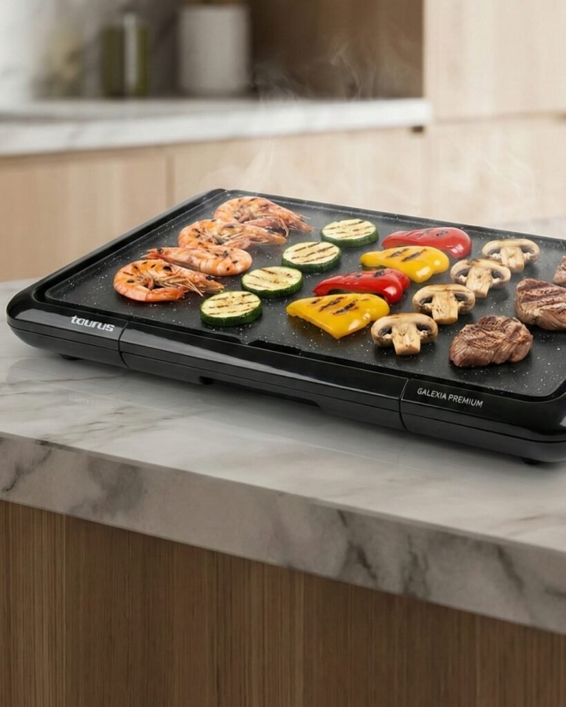 BARBECUE PLANCHA GALEXIA PREMIUM TAURUS 2200W – Plancha Électrique Puissant
