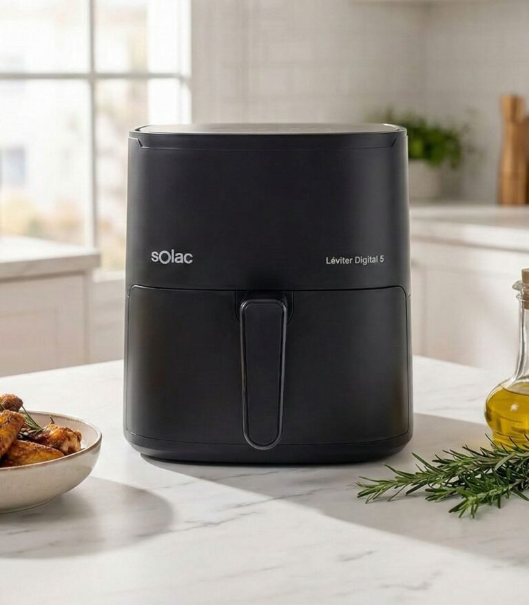 Friteuse à Air électrique solac 5L 1450W Leviter Digital FA1400 – Air Fryer