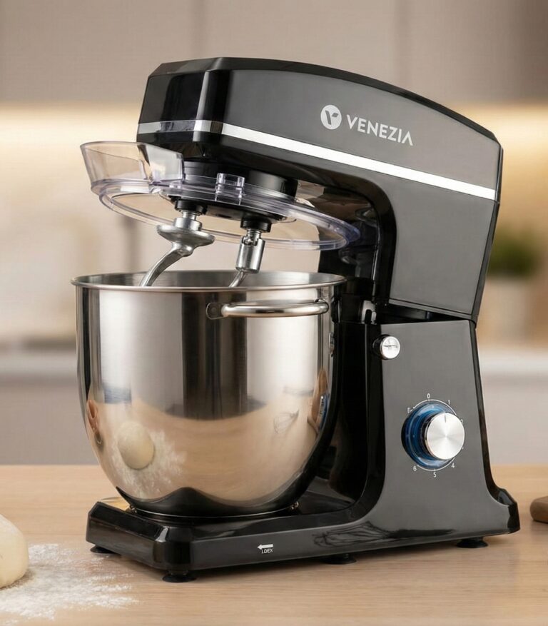 Robot pétrin multifonction Venezia 12L SM1511 1500W – 2 Crochets Robot Pâtissier