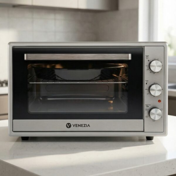 Four Électrique VENEZIA 65L Double Lamp 2000W – Four Grande Capacité Familial