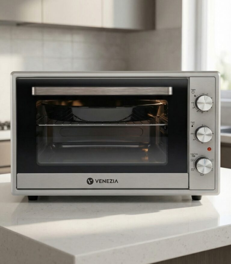 Four Électrique VENEZIA 65L Double Lamp 2000W – Four Grande Capacité Familial