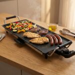 Plancha de Cuisson électrique barbecue 2000W Deutschmann DM1680 – Grill Électrique