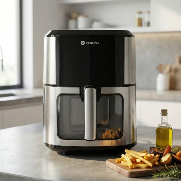 Friteuse à Air électrique Venezia 8L AF820DW – Air Fryer Grande Capacité Familiale
