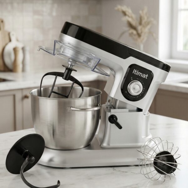 Pétrin Itimat Professional 7L 12000PTR 800W – 6 Vitesses Robot Pâtissier