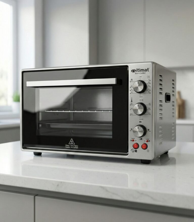 Four Électrique itimat 60L Double Glass Inox 1837W – Grande Capacité Familiale