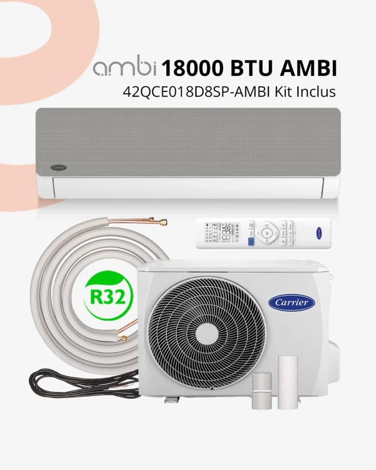 Carrier 18000 BTU AMBI Kit Inclus 3m | Complet & Innovant