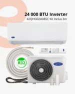 Carrier 24000 BTU Inverter 42QHG024D8SC Kit Inclus 3m | Complet & Fiable
