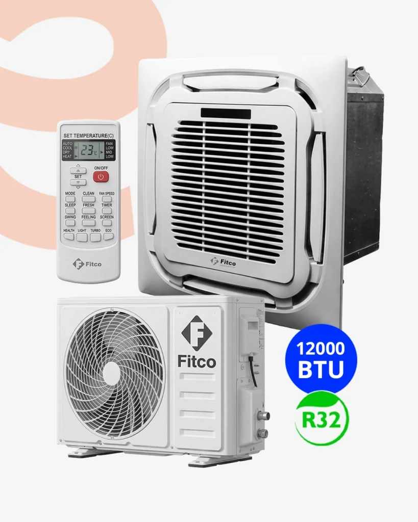 Climatiseur Fitco Cassette 12000 BTU Maroc économique
