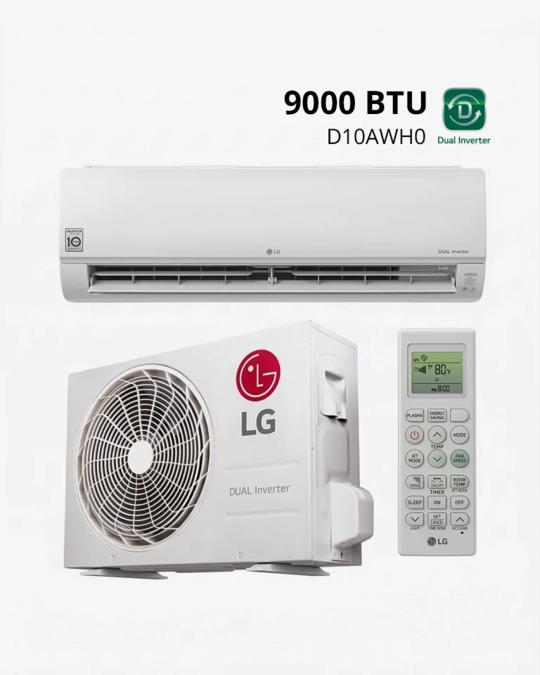 Climatiseur LG Dual Inverter 9000 BTU WiFi Puissant Chaud/Froid – D10AWH0