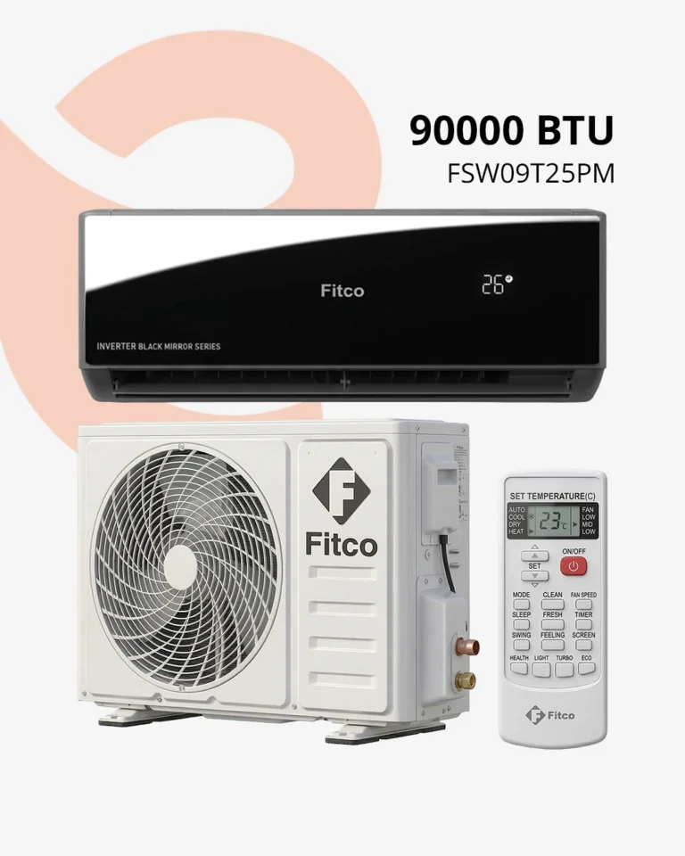 Fitco 9000 BTU Inverter Black FSW09T25PM