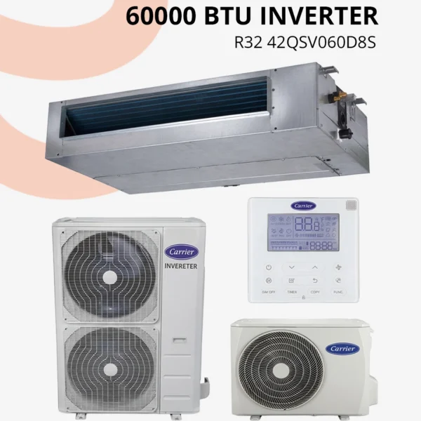 Carrier gainable 60000 BTU 42QSV060D8S | Puissant & Performant