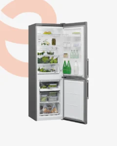Réfrigérateur Whirlpool combiné 338L W7 821O OX H