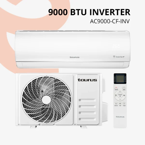Climatiseur Taurus split AC9000CF Inverter Black AC9000-CF-INV