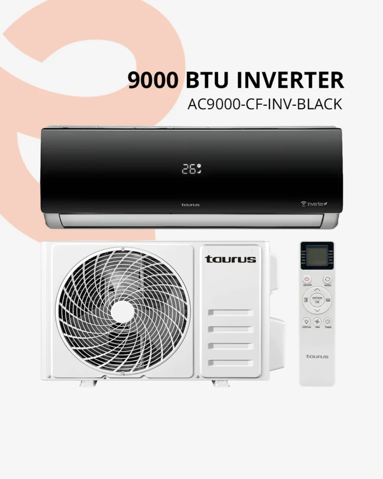 Climatiseur Taurus split AC9000CF Inverter Black AC9000-CF-INV-BLACK