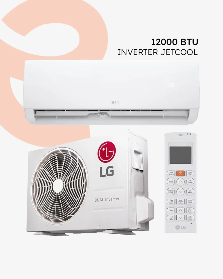 Climatiseur LG INVERTER 12000 BTU JETCOOL Chaud/Froid Nettoyage automatique TV12SDH0